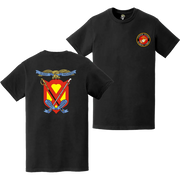 Double-Sided 4th Marine Regiment Logo Emblem T-Shirt Tactically Acquired   