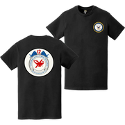 Double-Sided DEVRON-12 U.S. Navy Crest Logo T-Shirt Tactically Acquired   