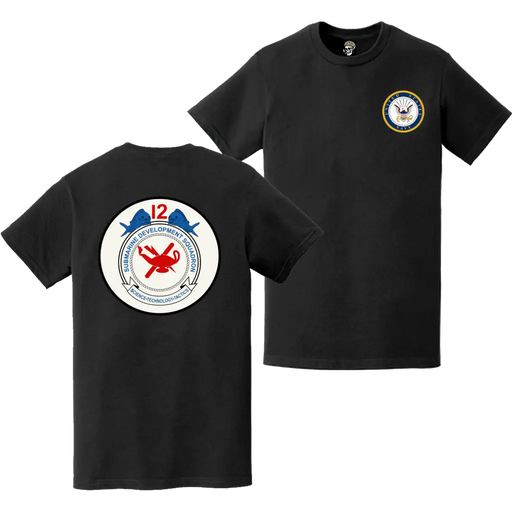 Double-Sided DEVRON-12 U.S. Navy Crest Logo T-Shirt Tactically Acquired   