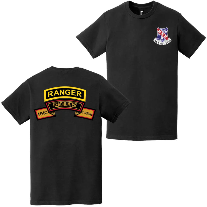 Double-Sided HHC "Headhunter" 1-327 IR Ranger Tab T-Shirt