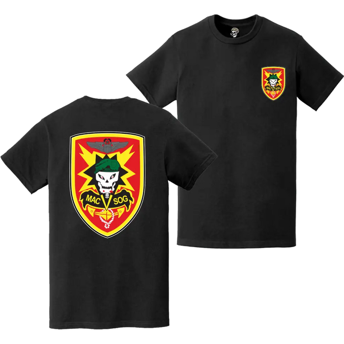 Double-Sided MACV-SOG Logo Emblem T-Shirt Tactically Acquired   