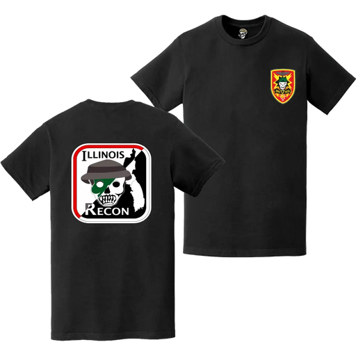 Double-Sided MACV-SOG RT Illinois Vietnam Logo T-Shirt Tactically Acquired   
