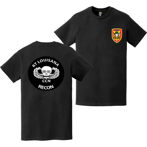 Double-Sided MACV-SOG RT Louisiana Vietnam Logo T-Shirt Tactically Acquired   
