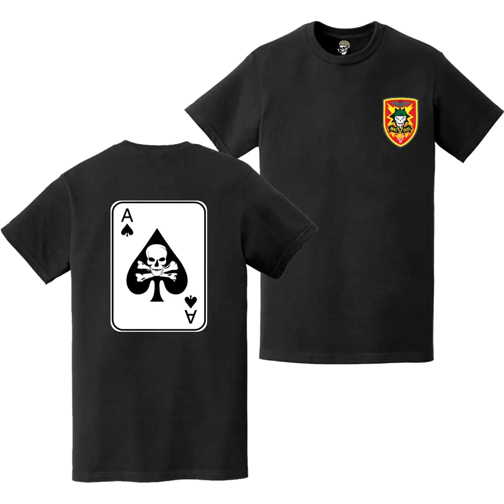 Double-Sided MACV-SOG Vietnam Death Card T-Shirt Tactically Acquired   