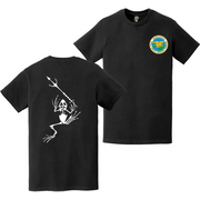 Double-Sided Navy SEAL Frogman NSWC Logo T-Shirt Tactically Acquired   