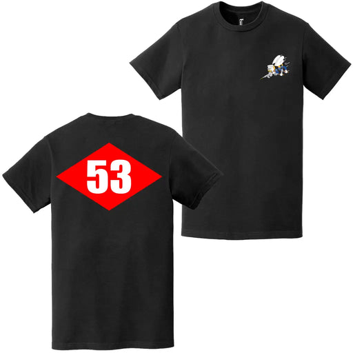 Double-Sided NMCB-53 Beep Seabees Emblem T-Shirt Tactically Acquired   