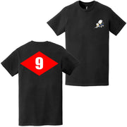 Double-Sided NMCB-9 Beep Seabees Emblem T-Shirt Tactically Acquired   