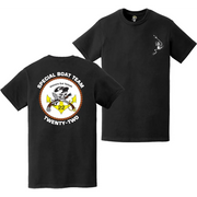 Double-Sided Special Boat Team 22 (SBT-22) SEAL Frogman T-Shirt Tactically Acquired   