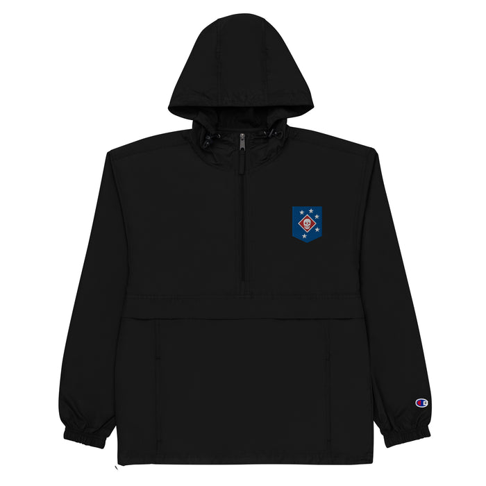 Marine Raiders Embroidered Champion® Packable Jacket Tactically Acquired Black S 
