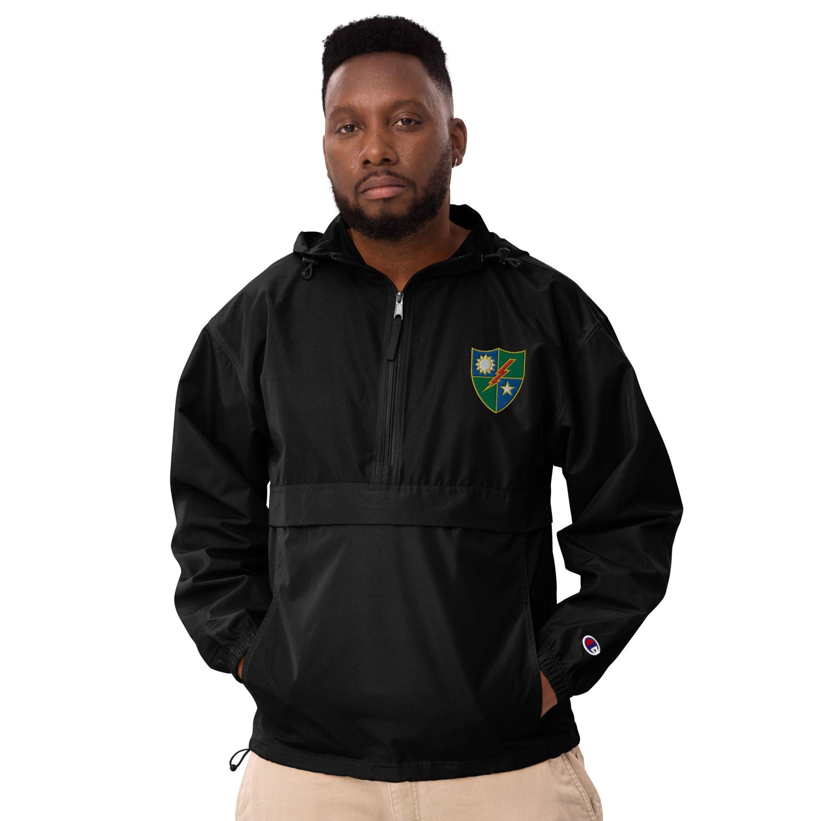 75th Ranger Regiment Embroidered Champion® Packable Jacket Tactically Acquired   