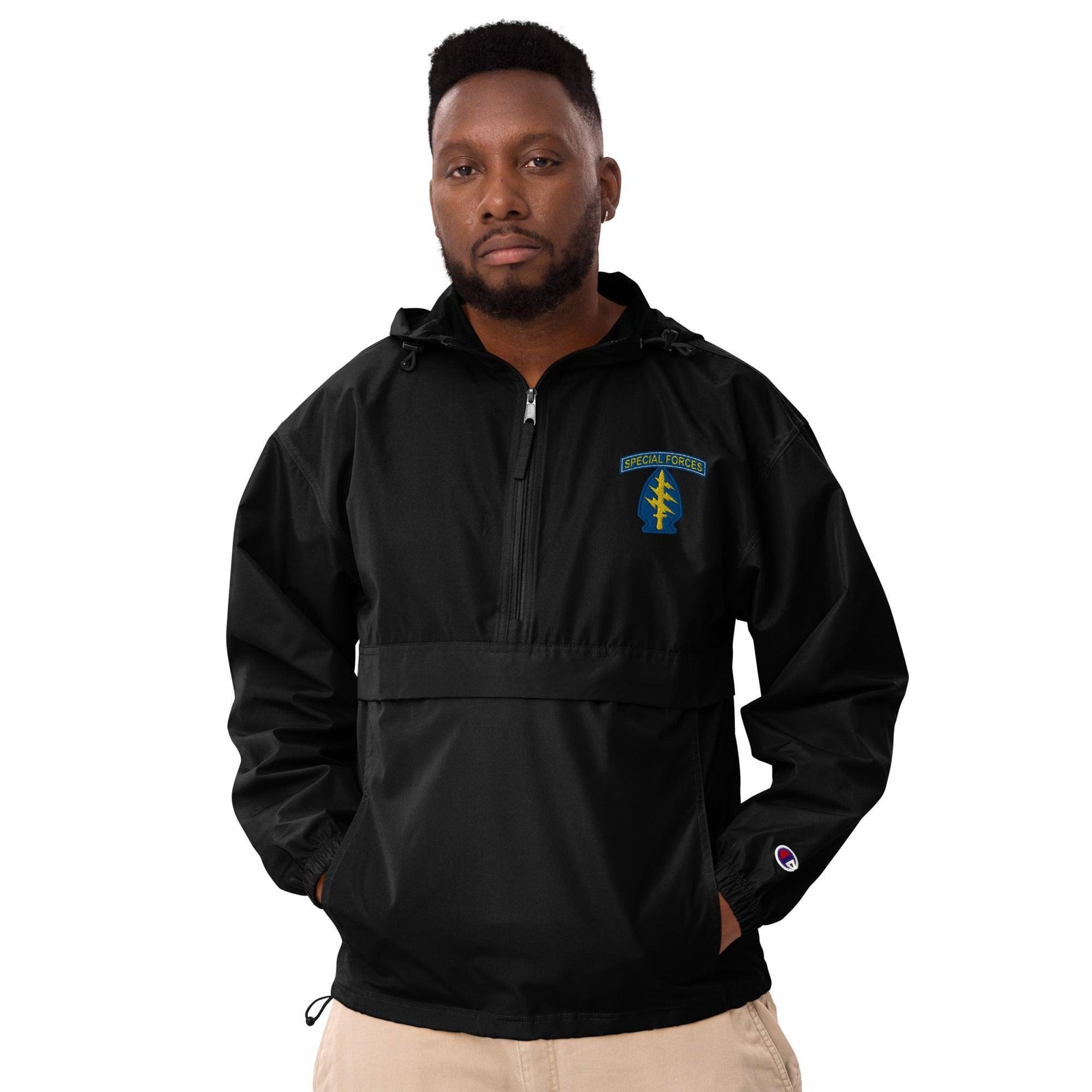 U.S. Army Special Forces Embroidered Champion® Packable Jacket Tactically Acquired   