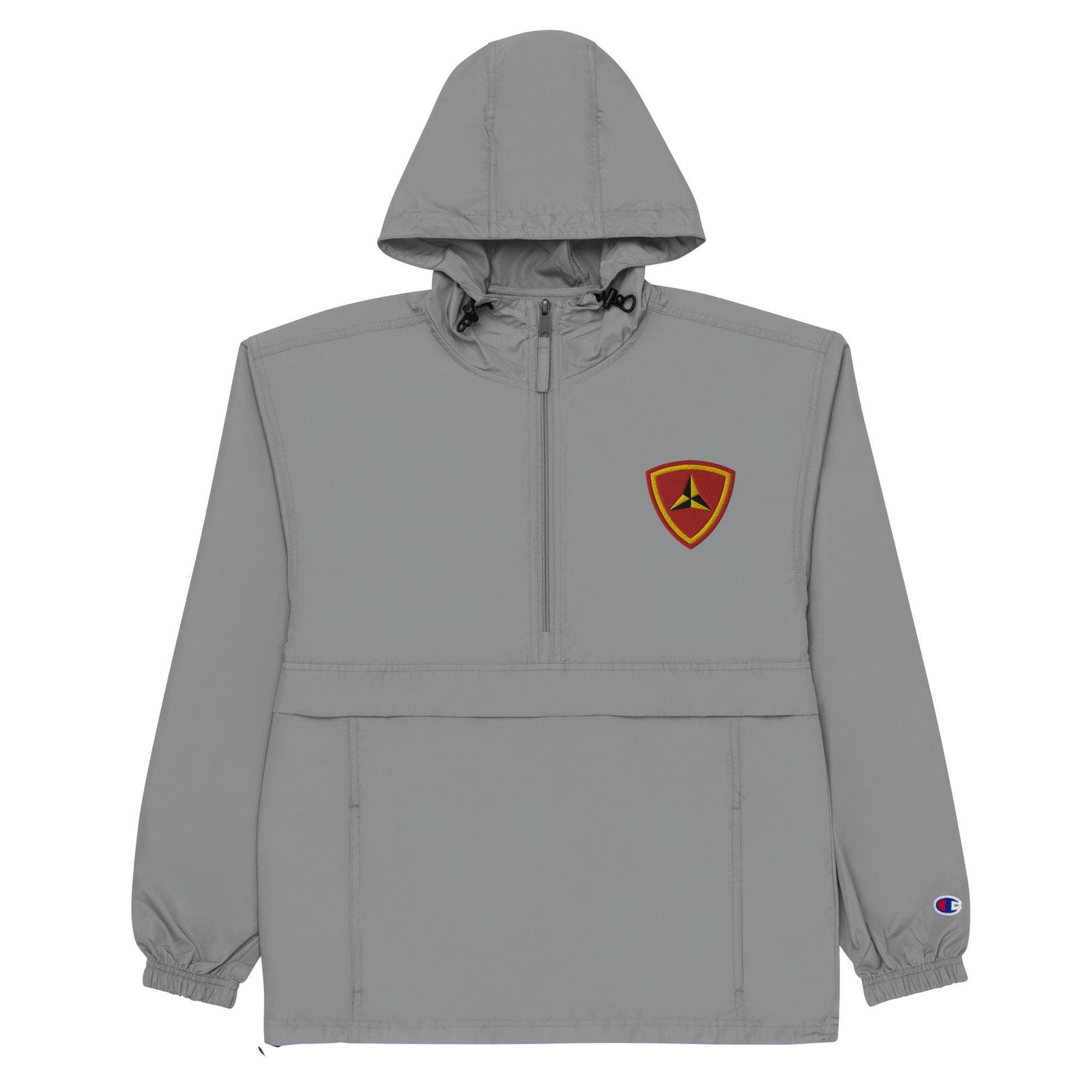 3rd Marine Division Embroidered Champion® Packable Jacket Tactically Acquired Graphite S 