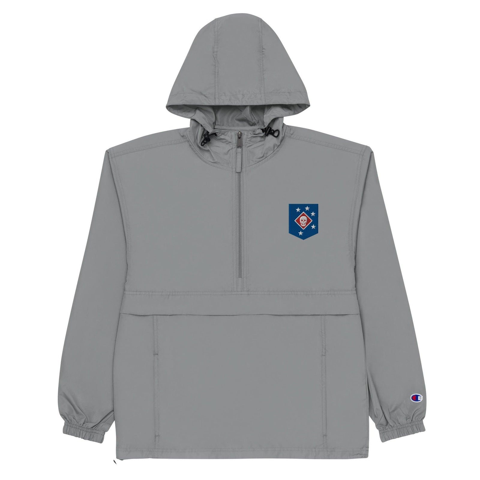 Marine Raiders Embroidered Champion® Packable Jacket Tactically Acquired Graphite S 