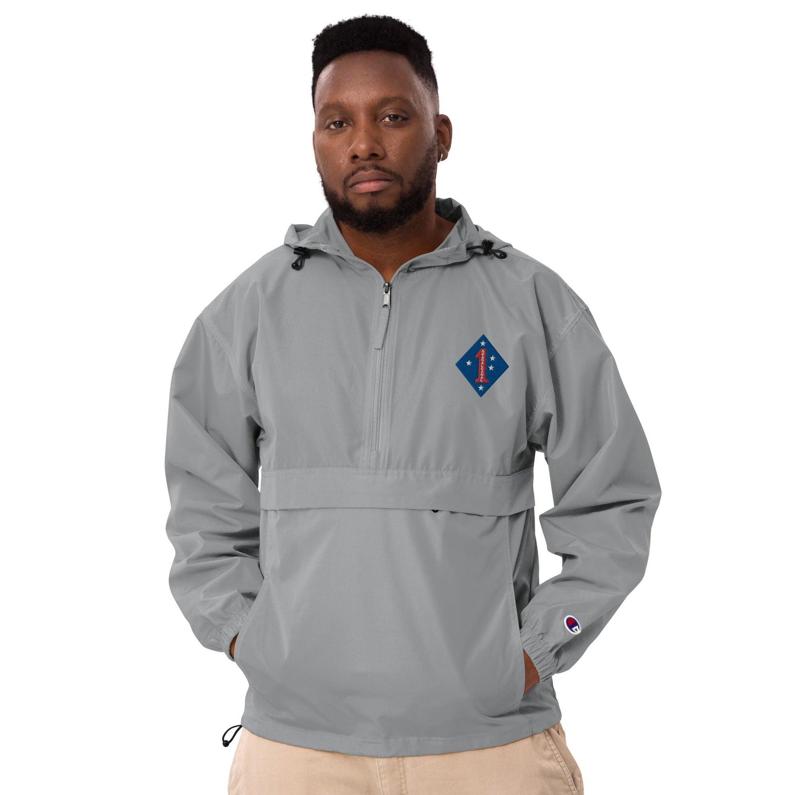 1st Marine Division Embroidered Champion® Packable Jacket Tactically Acquired   