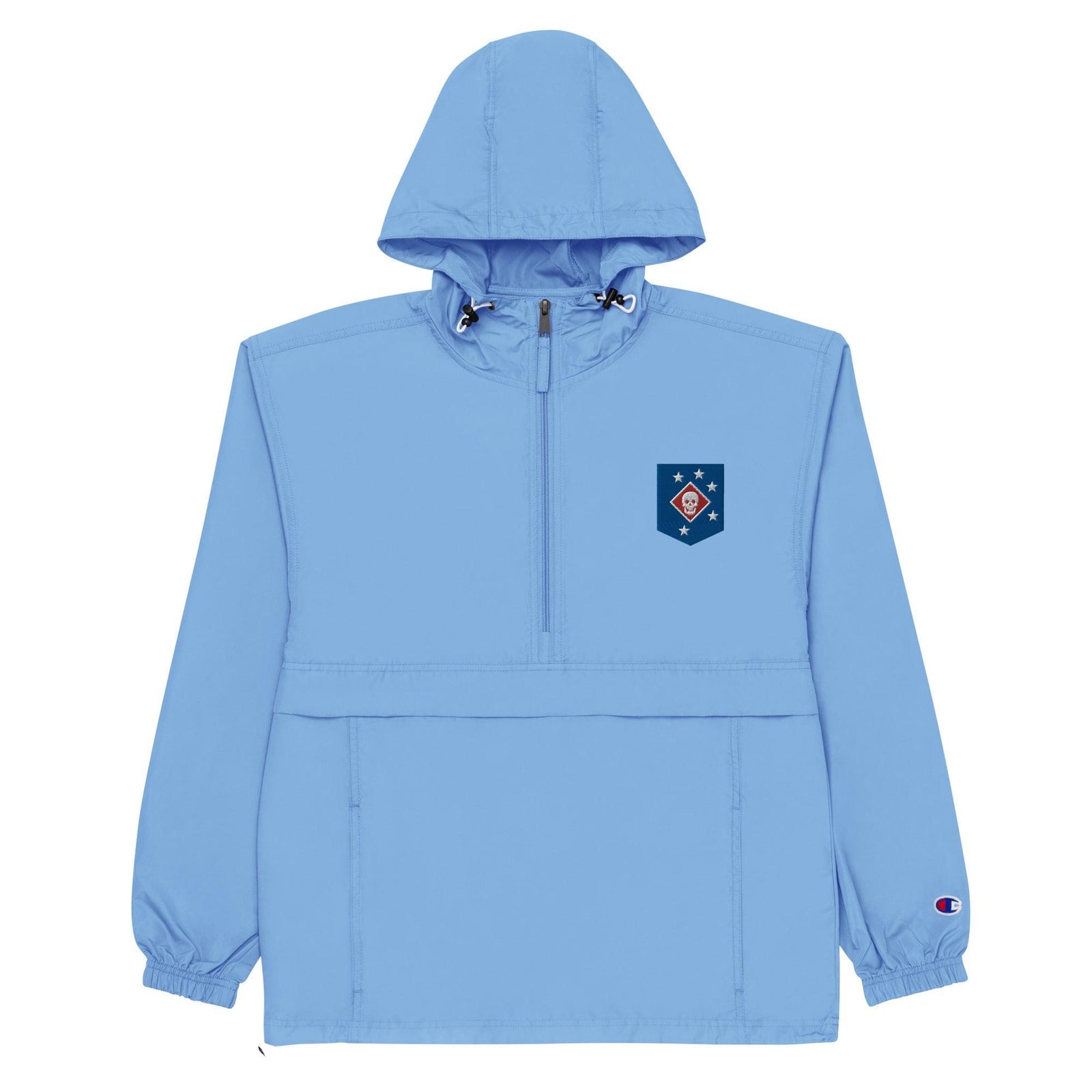 Marine Raiders Embroidered Champion® Packable Jacket Tactically Acquired Light Blue S 