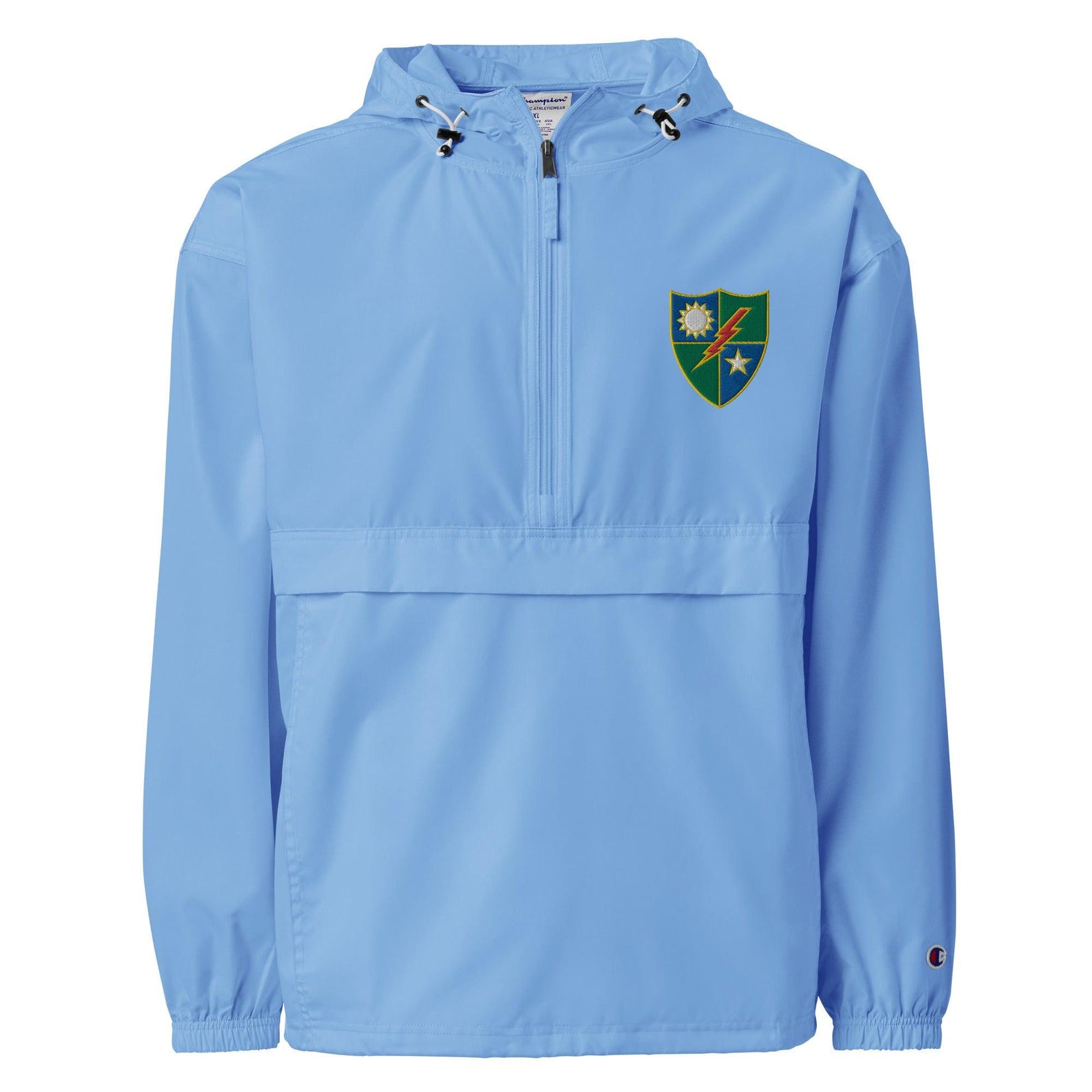 75th Ranger Regiment Embroidered Champion® Packable Jacket Tactically Acquired Light Blue S 