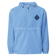 1st Marine Division Embroidered Champion® Packable Jacket Tactically Acquired Light Blue S 