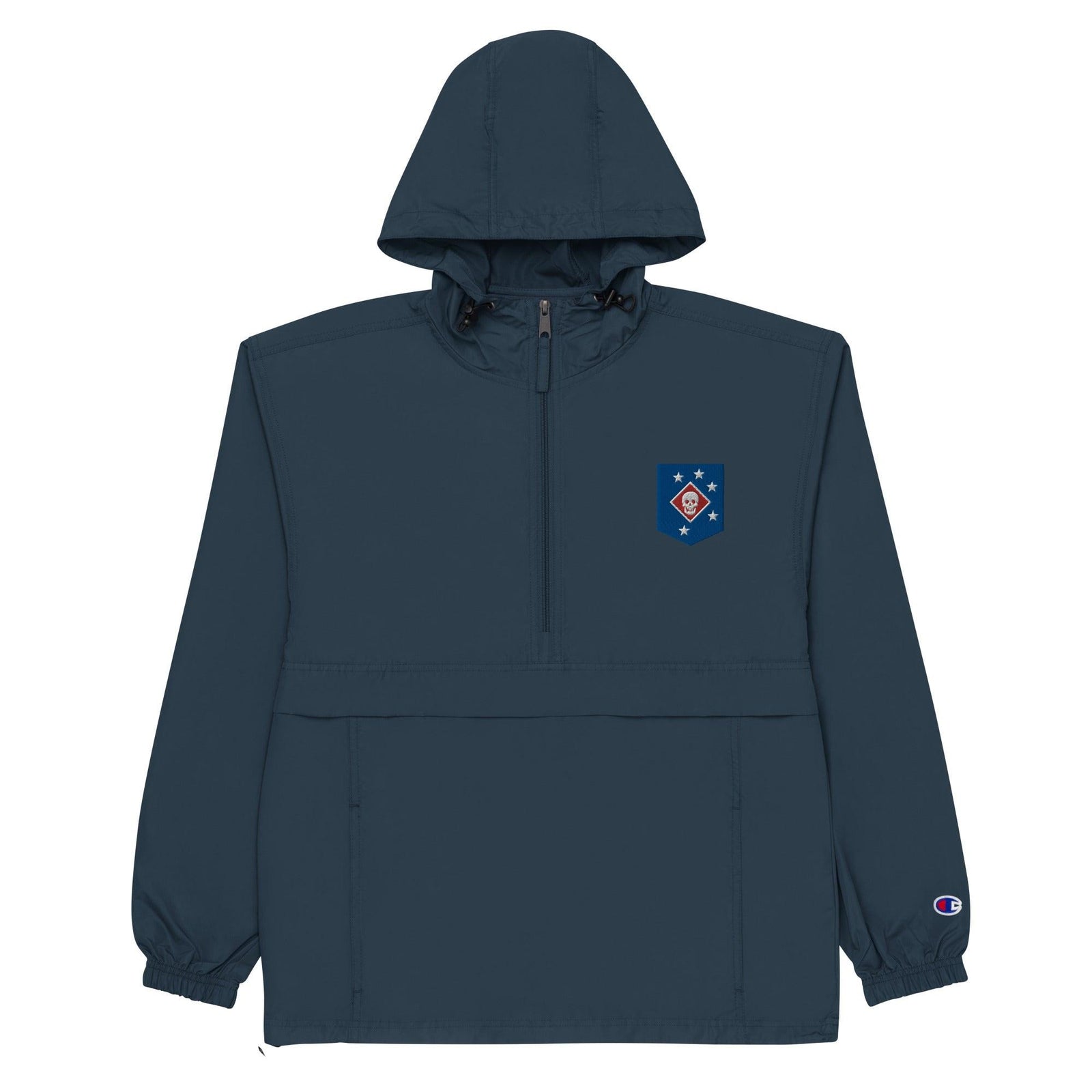 Marine Raiders Embroidered Champion® Packable Jacket Tactically Acquired Navy S 