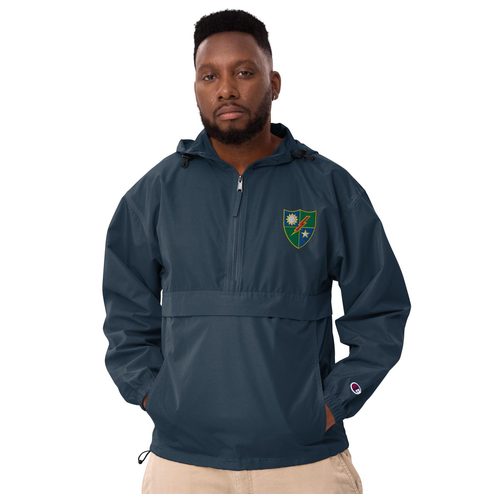 75th Ranger Regiment Embroidered Champion® Packable Jacket Tactically Acquired   