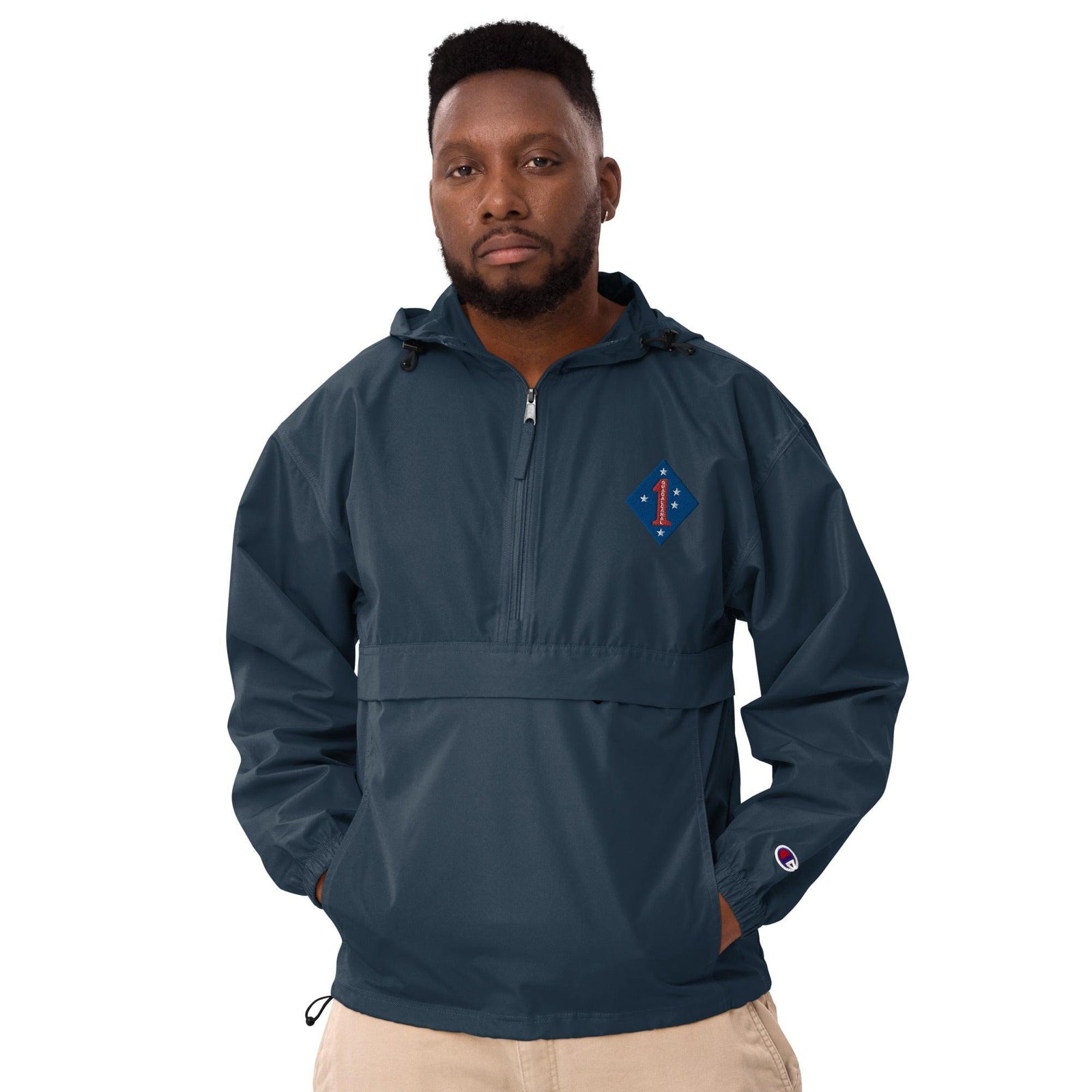 1st Marine Division Embroidered Champion® Packable Jacket Tactically Acquired   
