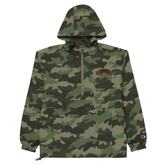 2-327 "No Slack" Embroidered Champion® Packable Jacket Tactically Acquired Olive Green Camo S 