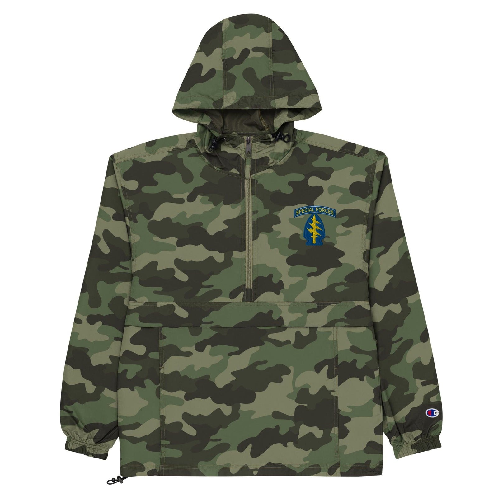 U.S. Army Special Forces Embroidered Champion® Packable Jacket Tactically Acquired   