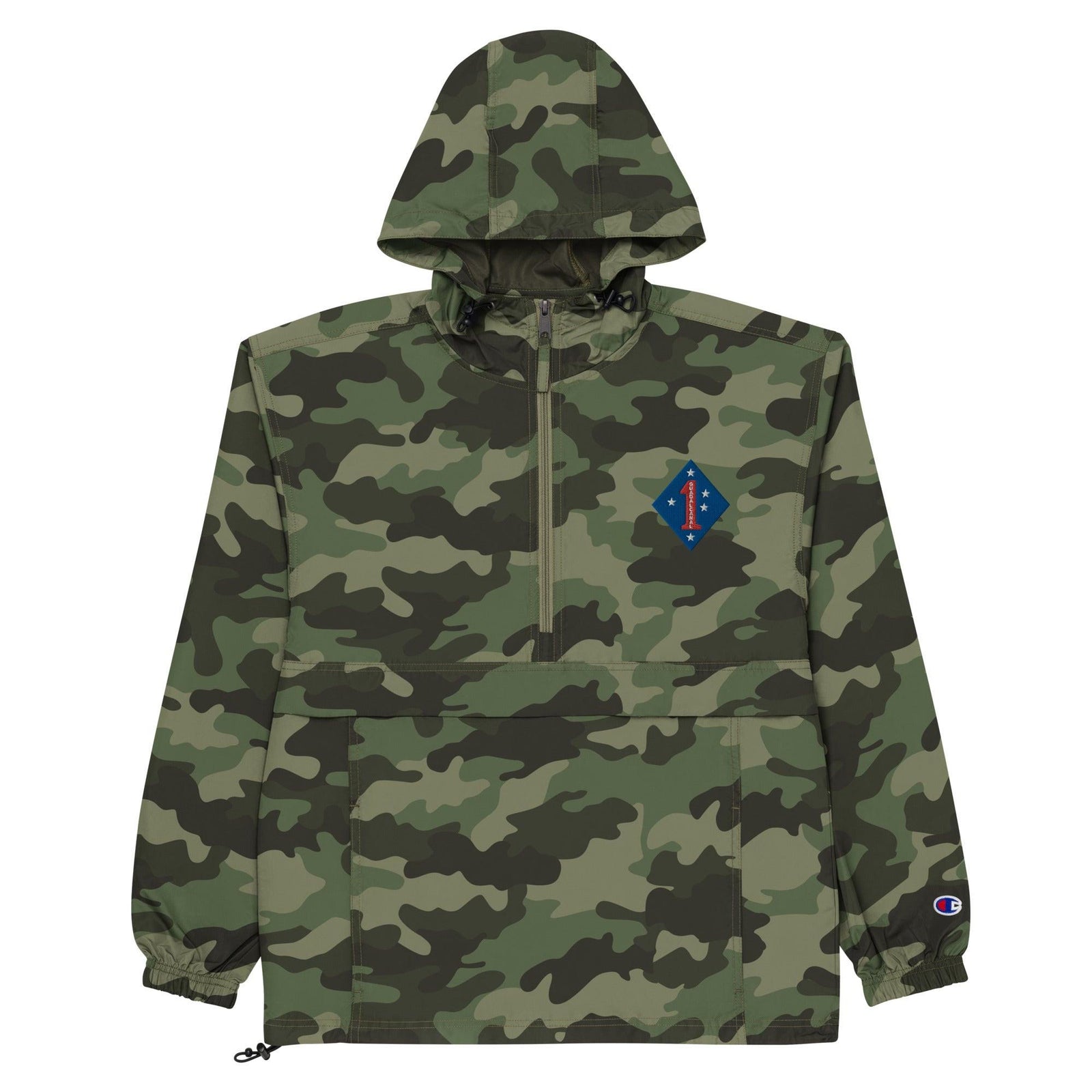 1st Marine Division Embroidered Champion® Packable Jacket Tactically Acquired   