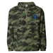 1st Marine Division Embroidered Champion® Packable Jacket Tactically Acquired Olive Green Camo S 