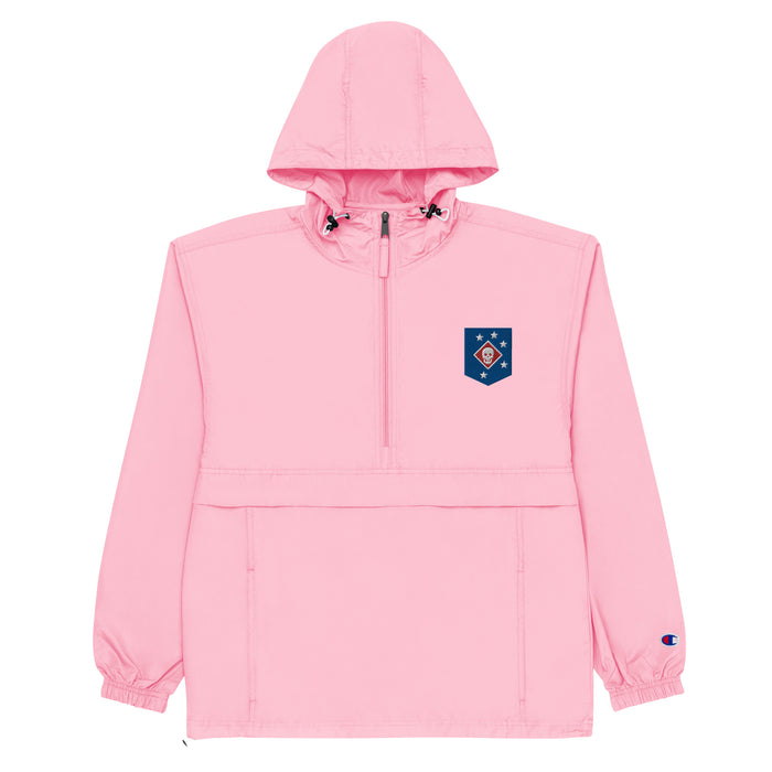 Marine Raiders Embroidered Champion® Packable Jacket Tactically Acquired Pink Candy S 