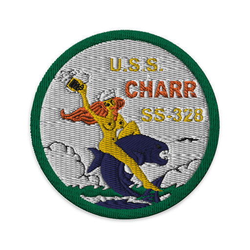 USS Charr (SS-328) WW2 Submarine Embroidered Patch Tactically Acquired Default Title  