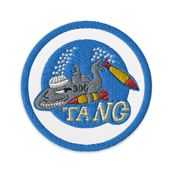 USS Tang (SS-306) WW2 Submarine Embroidered Patch Tactically Acquired White  