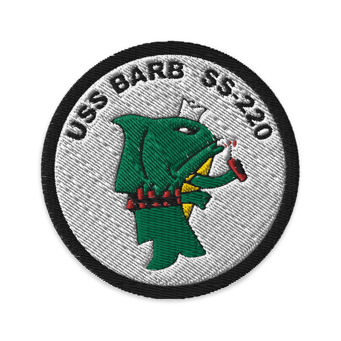 USS Barb (SS-220) WW2 Submarine Embroidered Patch Tactically Acquired   