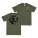 Double-Sided Fox Co. 2/5 Marines 'Blackhearts' T-Shirt Tactically Acquired Military Green Small 