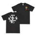 Double-Sided Fox Co. 2/5 Marines 'Blackhearts' T-Shirt Tactically Acquired Black Small 