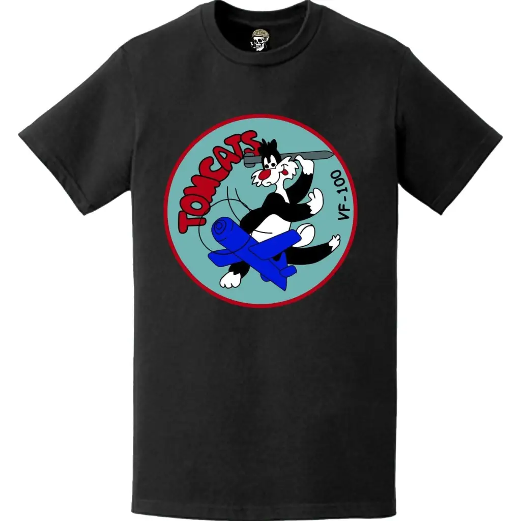 Fighter Squadron 100 (VF-100) Logo Emblem T-Shirt Tactically Acquired   