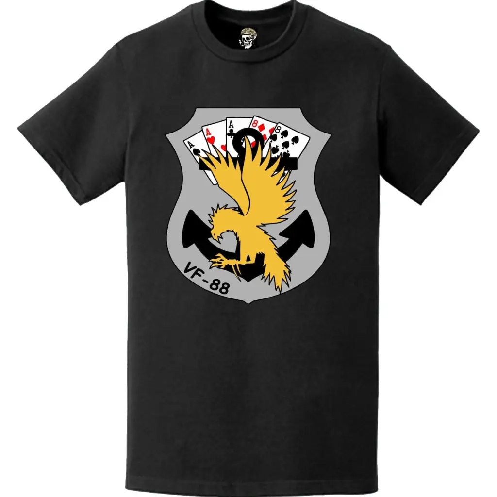 Fighter Squadron 88 (VF-88) Logo Emblem T-Shirt Tactically Acquired   