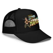 Greetings From Camp Hansen Foam Trucker Hat Tactically Acquired