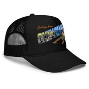 Greetings From Okinawa Foam Trucker Hat Tactically Acquired