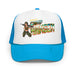 Greetings From Camp Hansen Foam Trucker Hat Tactically Acquired Blue / White / Blue