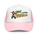 Greetings From Camp Hansen Foam Trucker Hat Tactically Acquired Light Pink / White / Light Pink