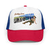 Greetings From Okinawa Foam Trucker Hat Tactically Acquired White / Royal / Red