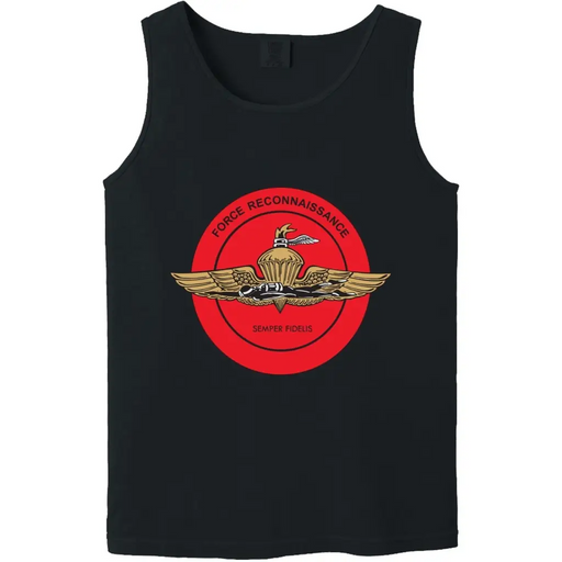 Force Reconnaissance Unit Logo Emblem Tank Top Tactically Acquired   