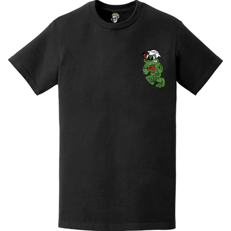 Freddy the Frog U.S. Navy UDT Logo Emblem Left Chest T-Shirt