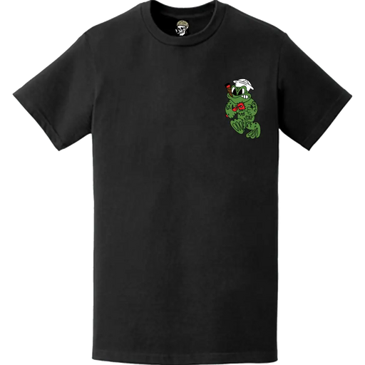 Freddy the Frog U.S. Navy UDT Logo Emblem Left Chest T-Shirt Tactically Acquired   