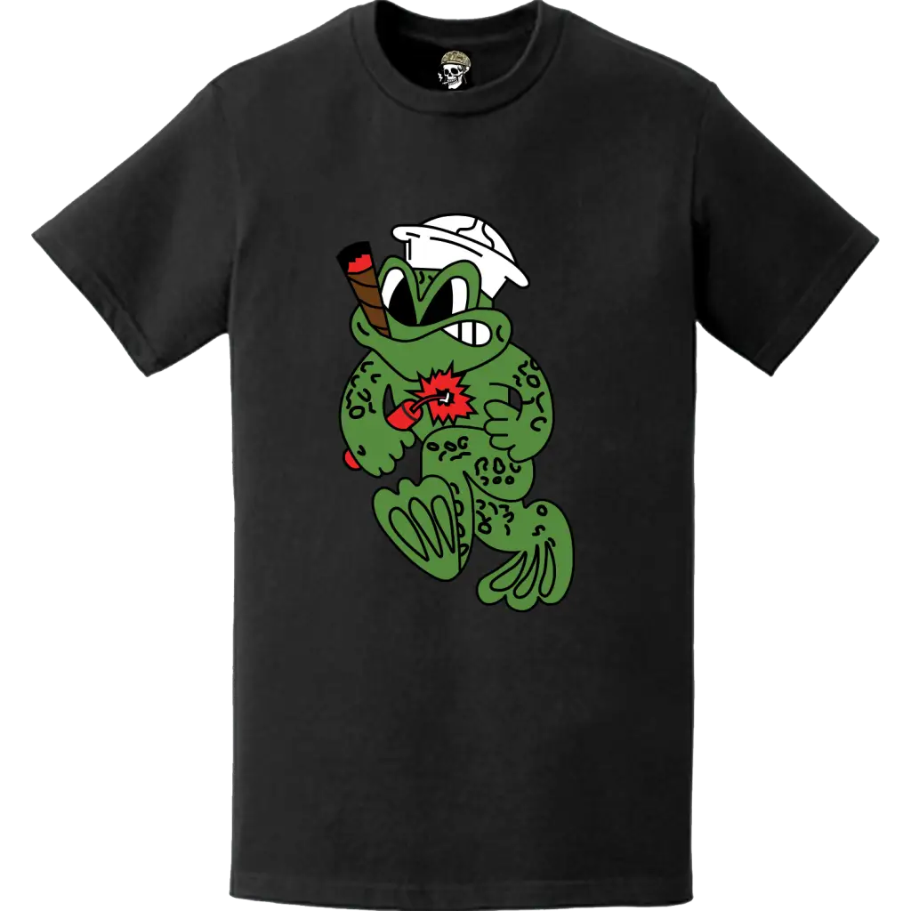 Freddy the Frog U.S. Navy UDT Logo Emblem T-Shirt Tactically Acquired   