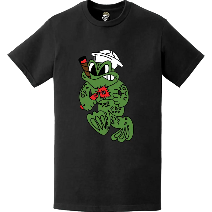 Freddy the Frog U.S. Navy UDT Logo Emblem T-Shirt Tactically Acquired   