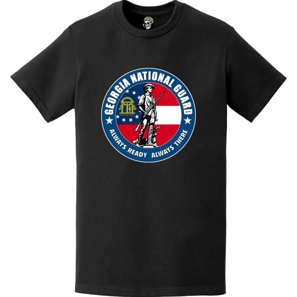 Georgia National Guard Logo Emblem T-Shirt Tactically Acquired   