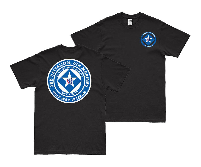 Double-Sided 3/6 Marines Gulf War Veteran T-Shirt