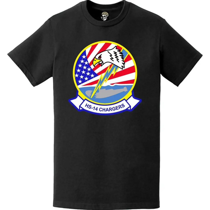 Helicopter Anti-Submarine Squadron 14 (HS-14) "Chargers" Logo T-Shirt