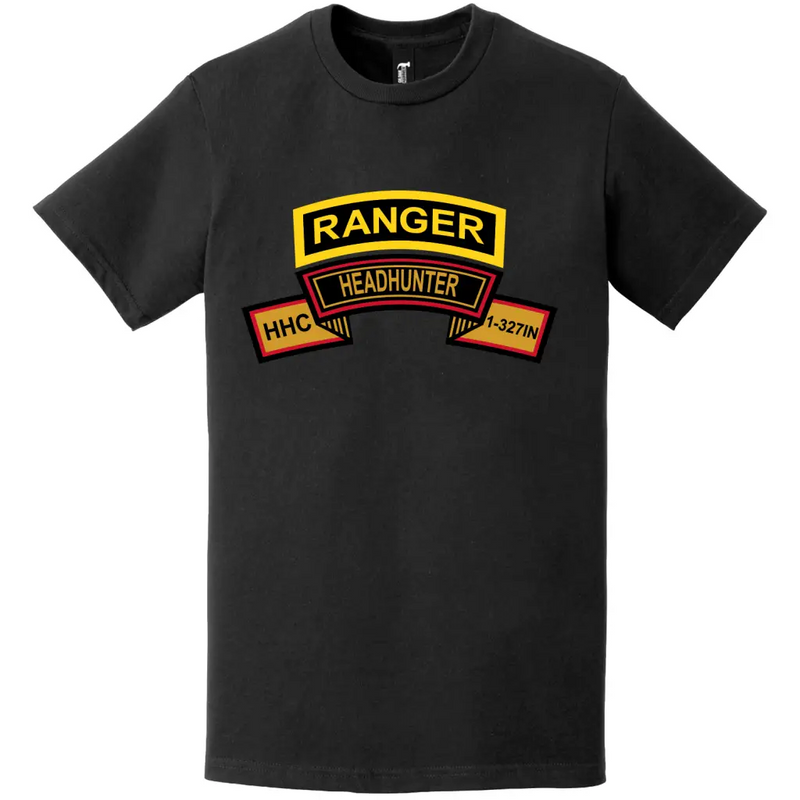 HHC "Headhunter" 1-327 Infantry Ranger Tab T-Shirt